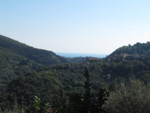 il mare del Golfo dei Poeti da Trebiano